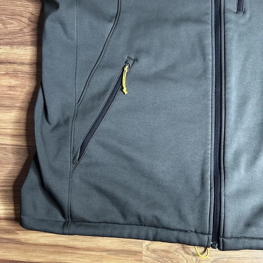 North Face Momentum Hoodie Mens XXL Gray Full Zip Scuba Outdoor Performance